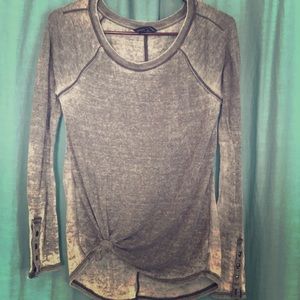 American Eagle burnout thermal top -XS